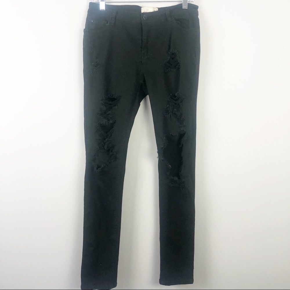 SOHO BABE | Distressed Black Skinny Jeans Women’s Junior Size 11